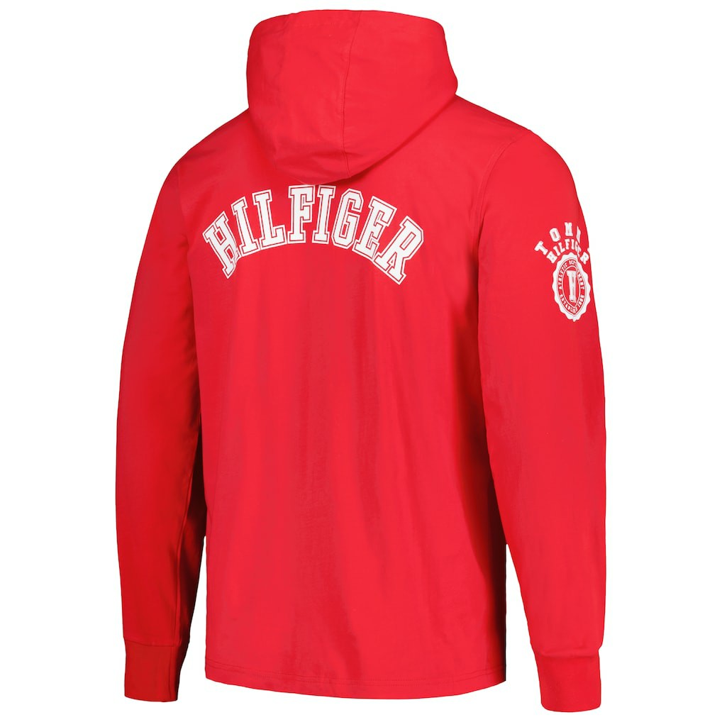 Kansas City Chiefs Tommy Hilfiger Morgan Long Sleeve Hoodie T-Shirt - Red sale