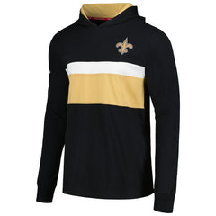 New Orleans Saints Tommy Hilfiger Morgan Long Sleeve Hoodie T-Shirt - Black discount