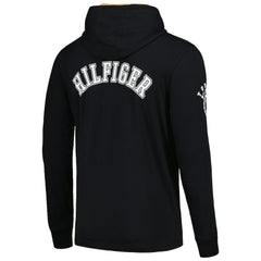 New Orleans Saints Tommy Hilfiger Morgan Long Sleeve Hoodie T-Shirt - Black discount