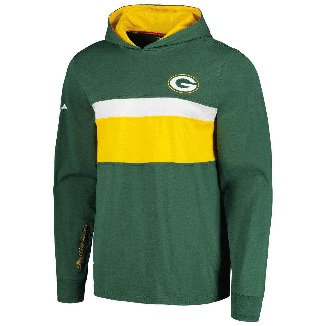 Green Bay Packers Tommy Hilfiger Morgan Long Sleeve Hoodie T-Shirt - Green online