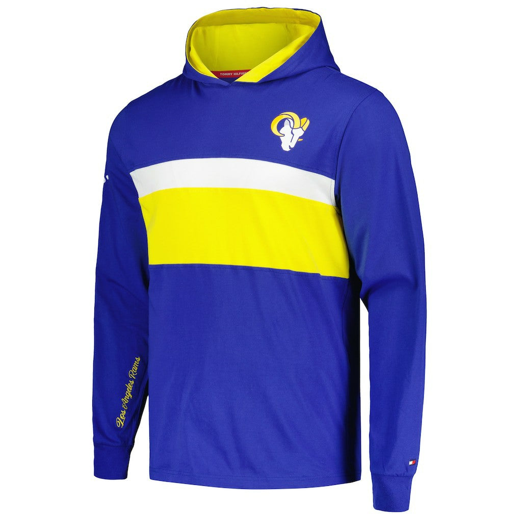 Los Angeles Rams Tommy Hilfiger Morgan Long Sleeve Hoodie T-Shirt - Royal online