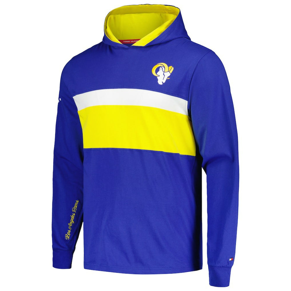 Los Angeles Rams Tommy Hilfiger Morgan Long Sleeve Hoodie T-Shirt - Royal online