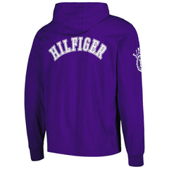 Minnesota Vikings Tommy Hilfiger Morgan Long Sleeve Hoodie T-Shirt - Purple sale