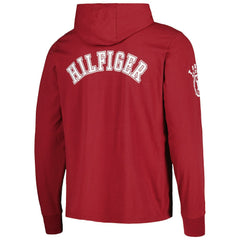 Washington Commanders Tommy Hilfiger Morgan Long Sleeve Hoodie T-Shirt - Burgundy discount