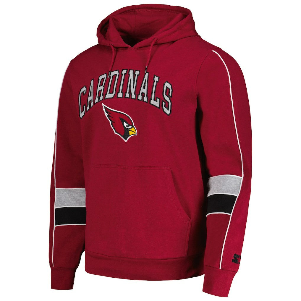 Arizona Cardinals Starter Captain Pullover Hoodie - Cardinal sale