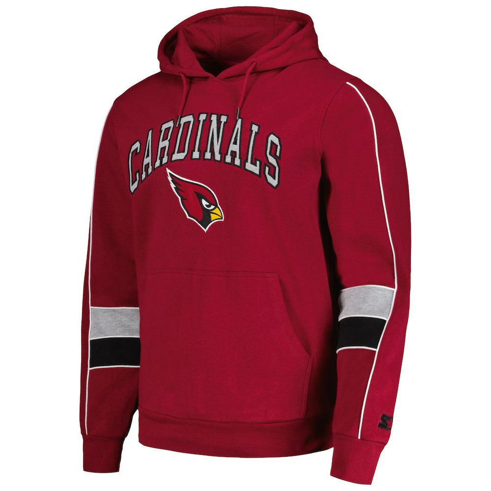 Arizona Cardinals Starter Captain Pullover Hoodie - Cardinal sale