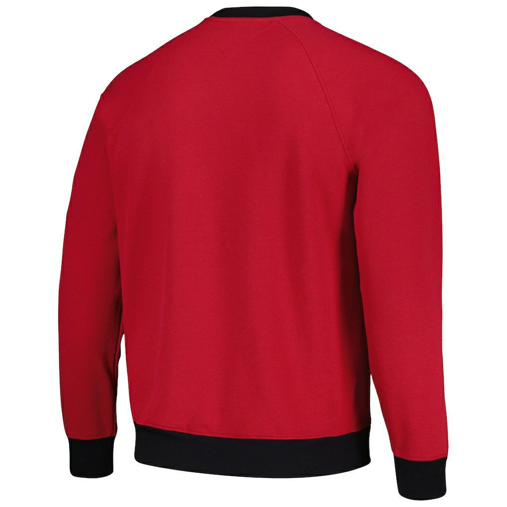 Arizona Cardinals Tommy Hilfiger Reese Raglan Tri-Blend Pullover Sweatshirt - Cardinal online