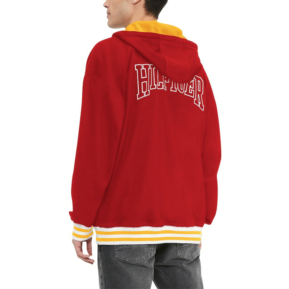 Kansas City Chiefs Tommy Hilfiger Aaron Quarter-Zip Hoodie - Red on sale