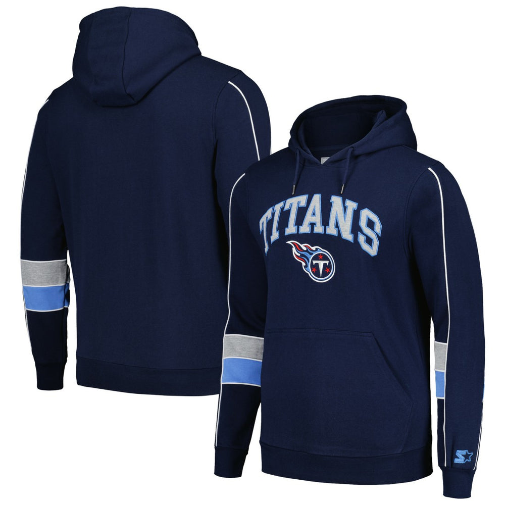 Tennessee Titans Starter Captain Pullover Hoodie - Navy outlet