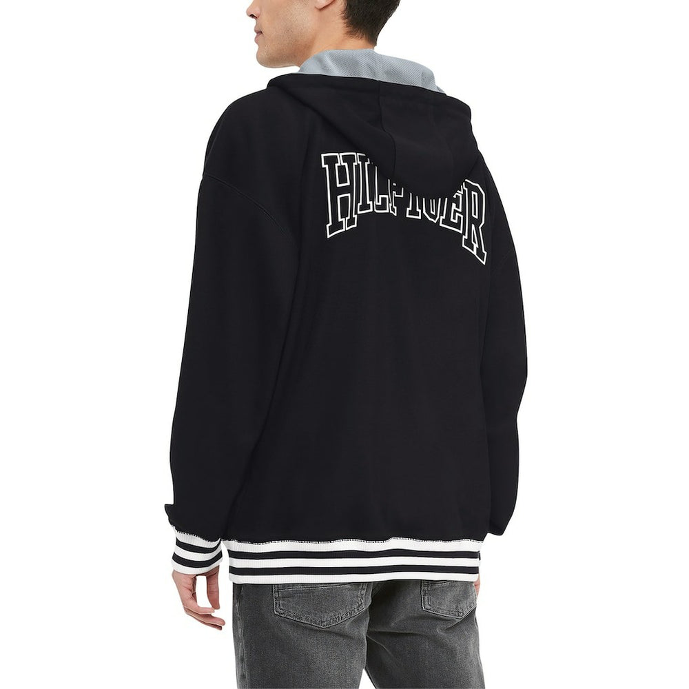 Las Vegas Raiders Tommy Hilfiger Aaron Quarter-Zip Hoodie - Black on sale