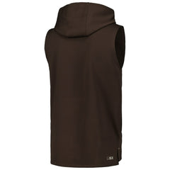 Cleveland Browns MSX by Michael Strahan Marathon Sleeveless Pullover Hoodie - Brown online