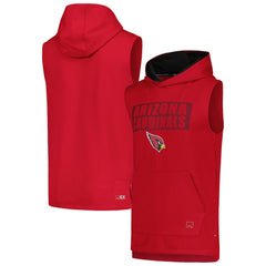 Arizona Cardinals MSX by Michael Strahan Marathon Sleeveless Pullover Hoodie - Cardinal for sale