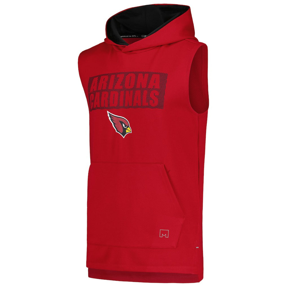 Arizona Cardinals MSX by Michael Strahan Marathon Sleeveless Pullover Hoodie - Cardinal for sale