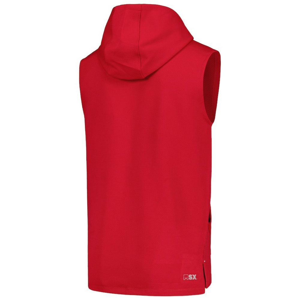 Arizona Cardinals MSX by Michael Strahan Marathon Sleeveless Pullover Hoodie - Cardinal for sale