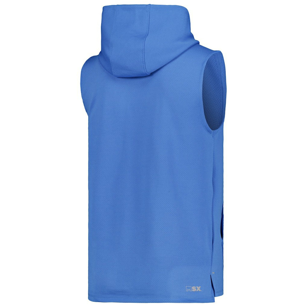 Los Angeles Chargers MSX by Michael Strahan Marathon Sleeveless Pullover Hoodie - Powder Blue on sale
