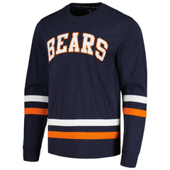 Chicago Bears Tommy Hilfiger Nolan Long Sleeve T-Shirt - Navy/Orange on sale