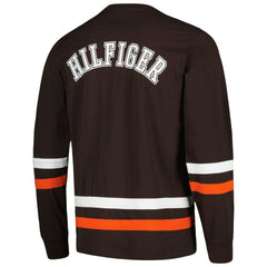 Cleveland Browns Tommy Hilfiger Nolan Long Sleeve T-Shirt - Brown/Orange outlet