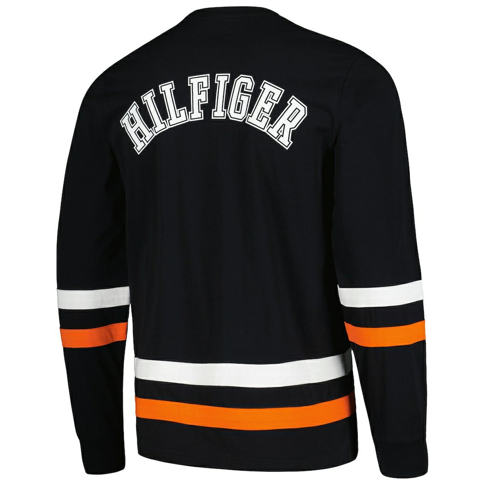 Cincinnati Bengals Tommy Hilfiger Nolan Long Sleeve T-Shirt - Black/Orange sale