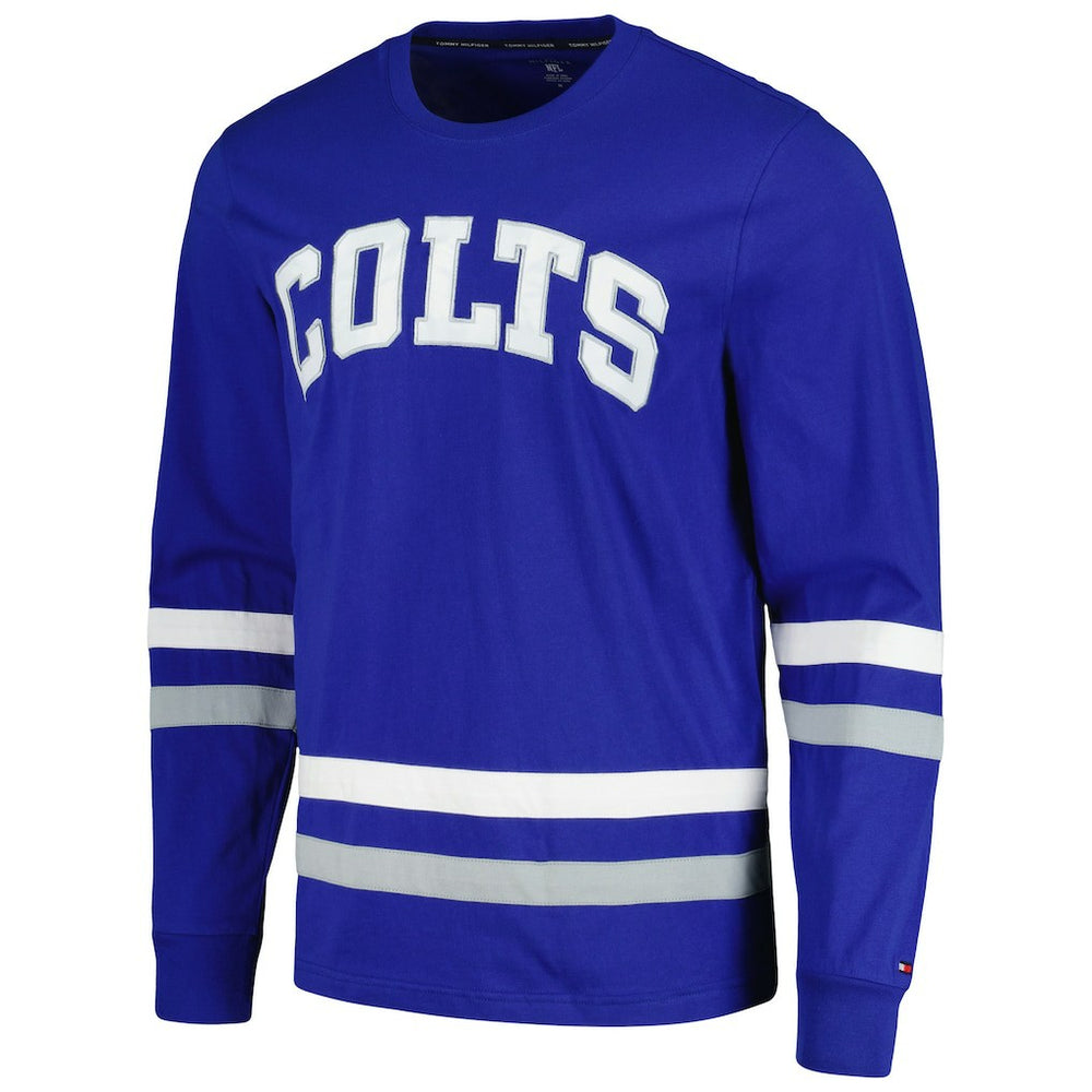 Indianapolis Colts Tommy Hilfiger Nolan Long Sleeve T-Shirt - Royal/Gray discount