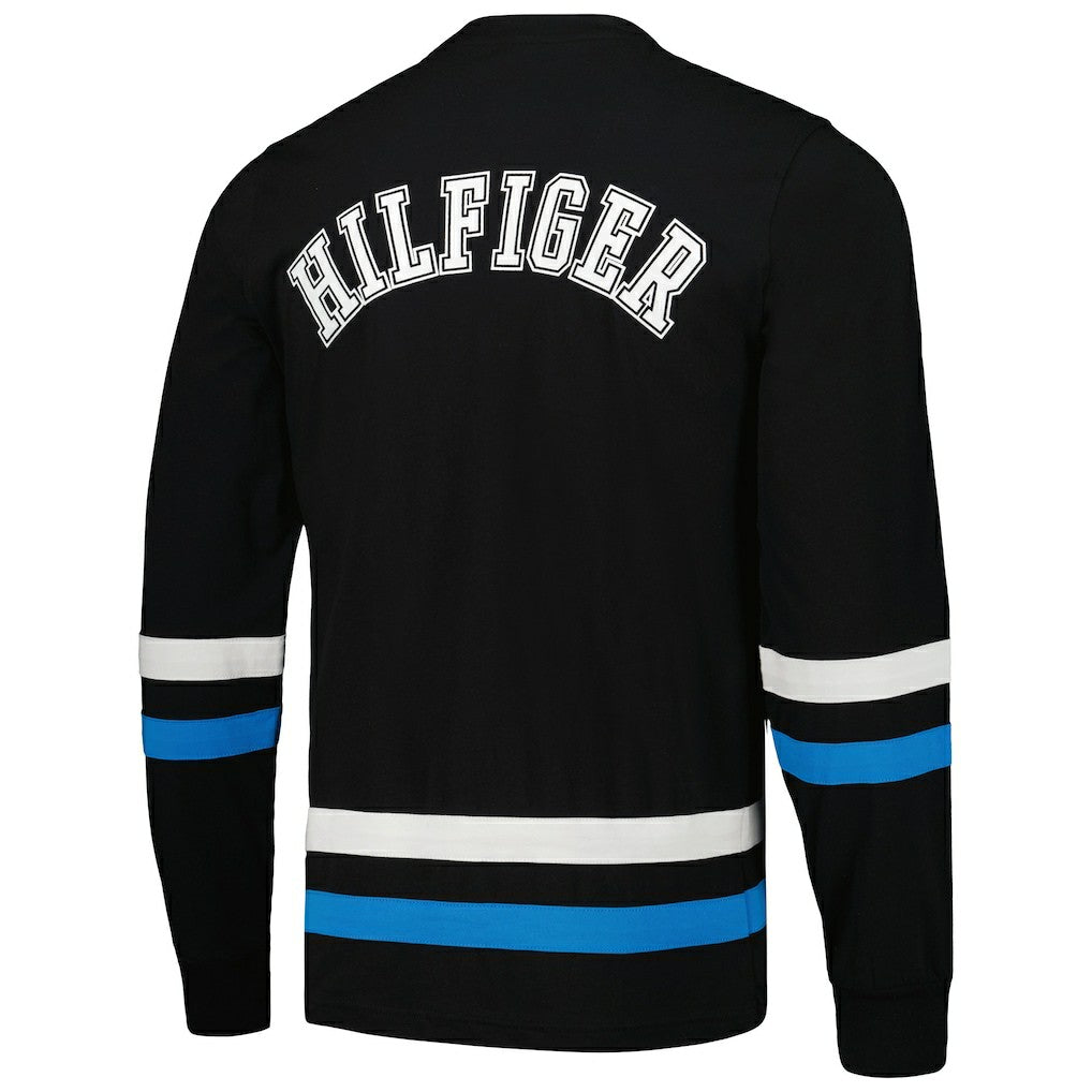 Carolina Panthers Tommy Hilfiger Nolan Long Sleeve T-Shirt - Black/Blue discount