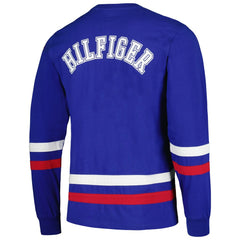New York Giants Tommy Hilfiger Nolan Long Sleeve T-Shirt - Royal/Red outlet