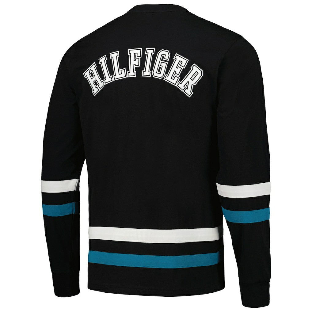 Jacksonville Jaguars Tommy Hilfiger Nolan Long Sleeve T-Shirt - Black/Teal sale