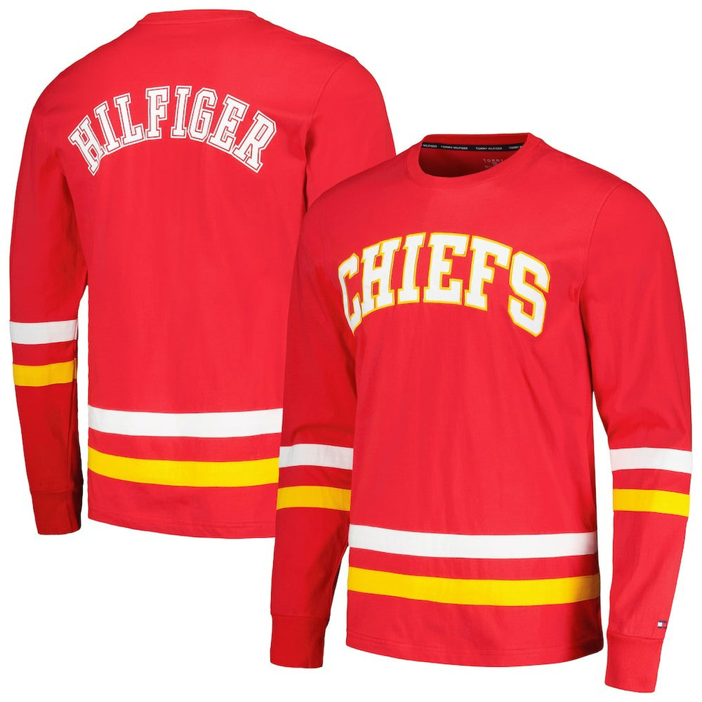Kansas City Chiefs Tommy Hilfiger Nolan Long Sleeve T-Shirt - Red/Gold cheap