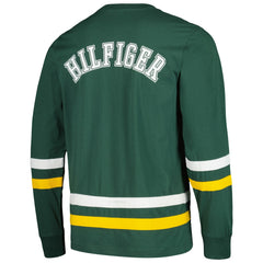 Green Bay Packers Tommy Hilfiger Nolan Long Sleeve T-Shirt - Green/Gold discount