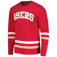 San Francisco 49ers Tommy Hilfiger Nolan Long Sleeve T-Shirt - Red/Gold on sale