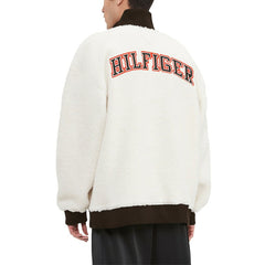 Cleveland Browns Tommy Hilfiger Jordan Sherpa Quarter-Zip Sweatshirt - Cream outlet