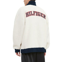 New England Patriots Tommy Hilfiger Jordan Sherpa Quarter-Zip Sweatshirt - Cream online