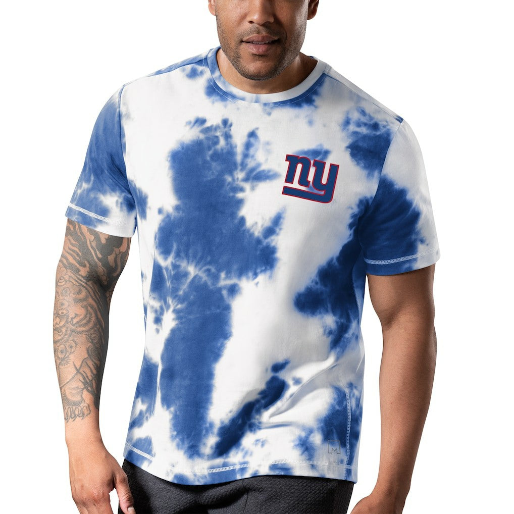 New York Giants MSX by Michael Strahan Freestyle Tie-Dye T-Shirt - Royal cheap