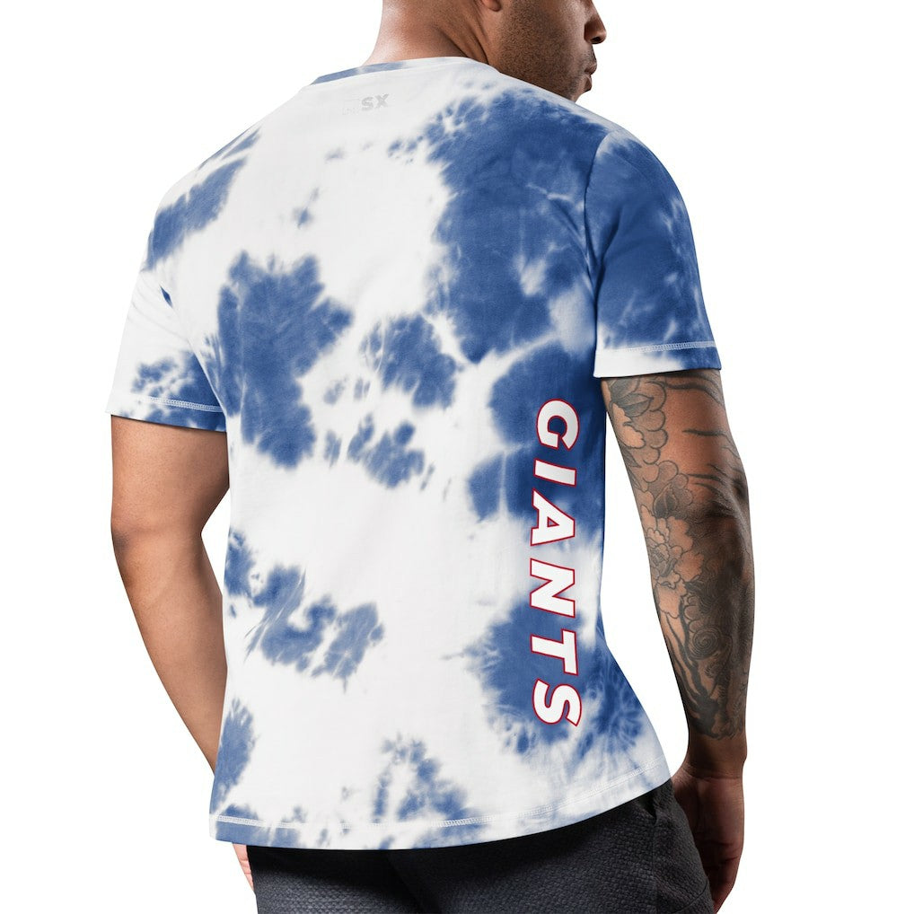 New York Giants MSX by Michael Strahan Freestyle Tie-Dye T-Shirt - Royal cheap