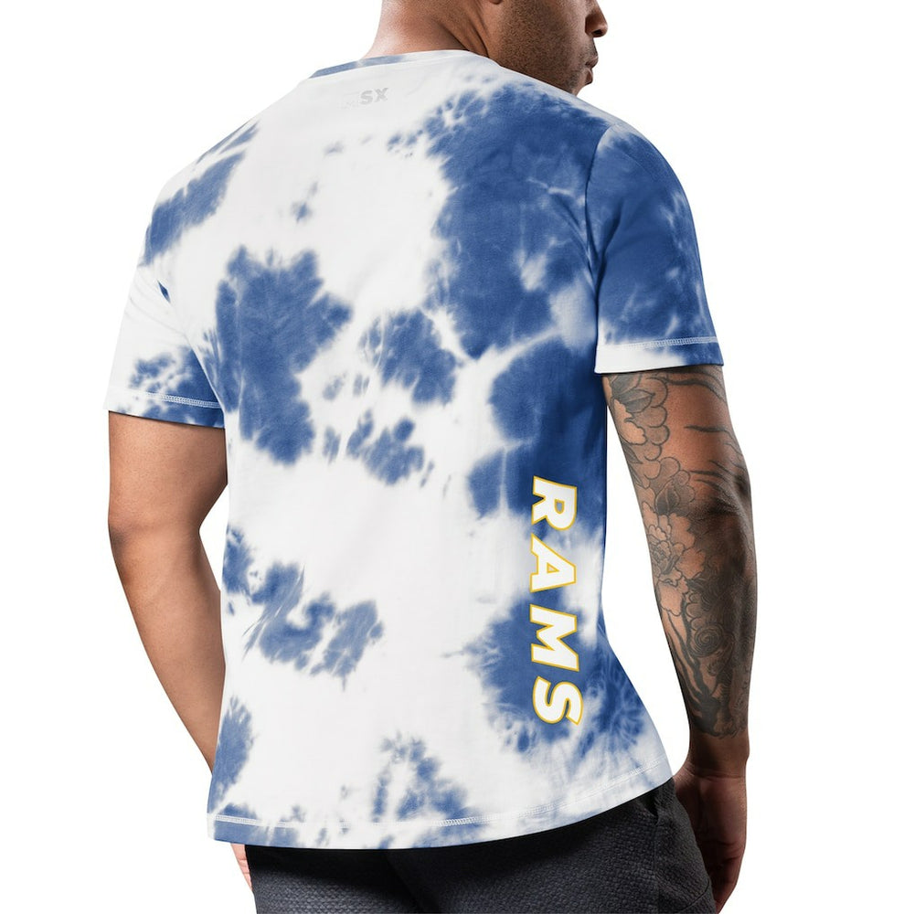 Los Angeles Rams MSX by Michael Strahan Freestyle Tie-Dye T-Shirt - Royal for sale
