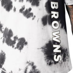 Cleveland Browns MSX by Michael Strahan Freestyle Tie-Dye T-Shirt - Black outlet