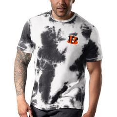 Cincinnati Bengals MSX by Michael Strahan Freestyle Tie-Dye T-Shirt - Black cheap