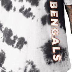Cincinnati Bengals MSX by Michael Strahan Freestyle Tie-Dye T-Shirt - Black cheap
