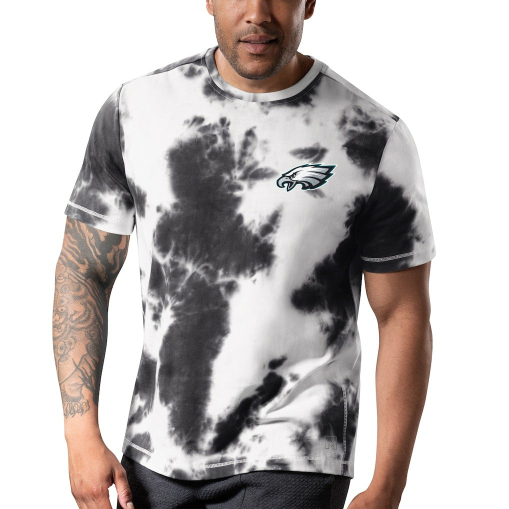 Philadelphia Eagles MSX by Michael Strahan Freestyle Tie-Dye T-Shirt - Black for sale