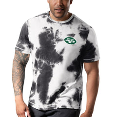 New York Jets MSX by Michael Strahan Freestyle Tie-Dye T-Shirt - Black on sale