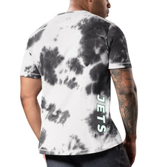 New York Jets MSX by Michael Strahan Freestyle Tie-Dye T-Shirt - Black on sale