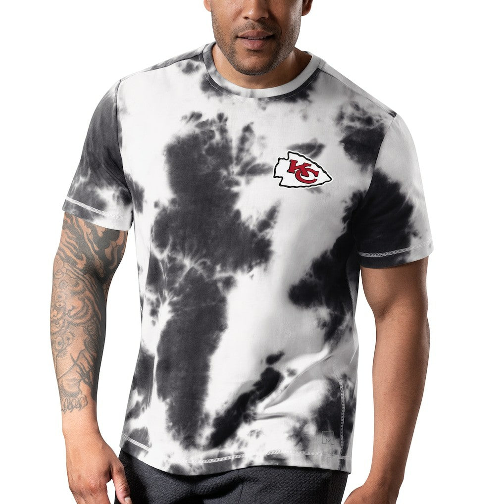 Kansas City Chiefs MSX by Michael Strahan Freestyle Tie-Dye T-Shirt - Black online