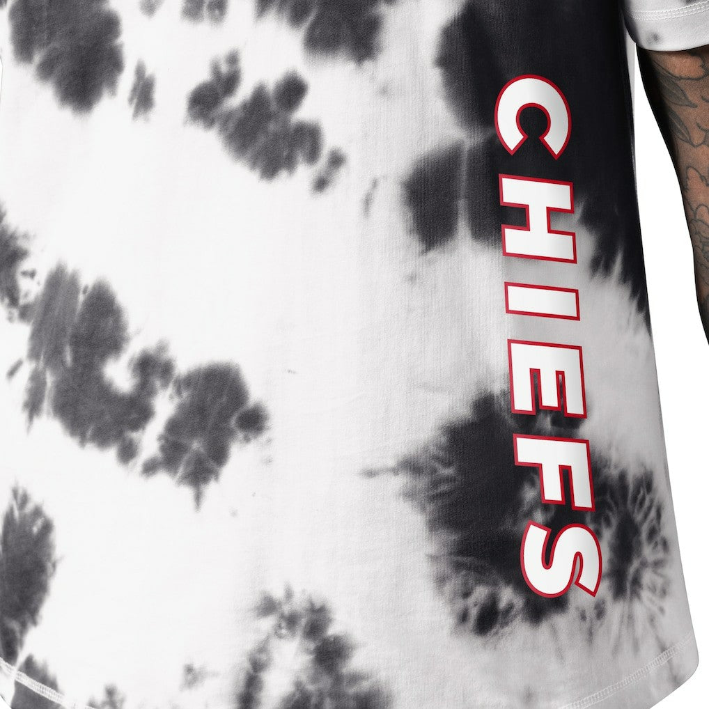 Kansas City Chiefs MSX by Michael Strahan Freestyle Tie-Dye T-Shirt - Black online