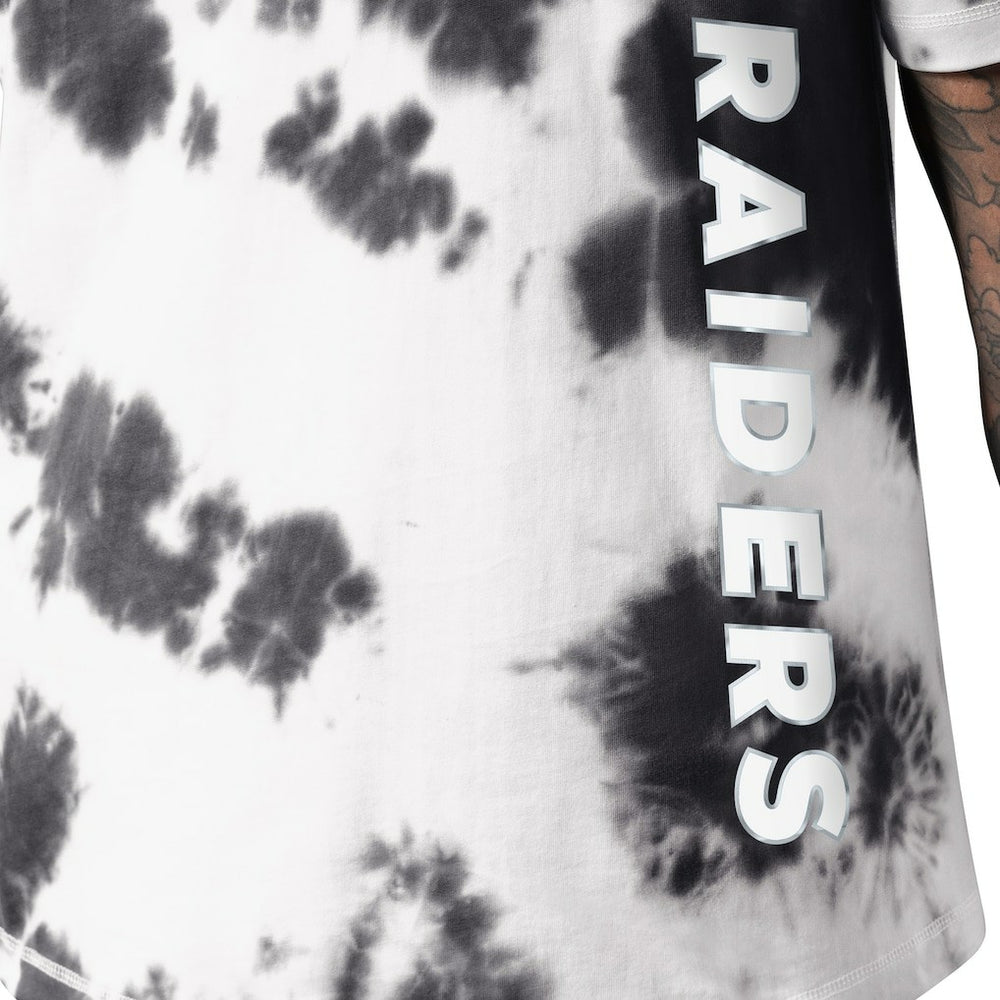 Las Vegas Raiders MSX by Michael Strahan Freestyle Tie-Dye T-Shirt - Black discount