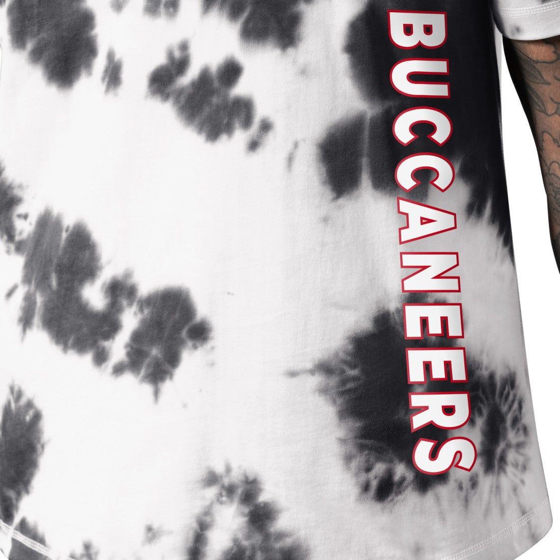 Tampa Bay Buccaneers MSX by Michael Strahan Freestyle Tie-Dye T-Shirt - Black for sale