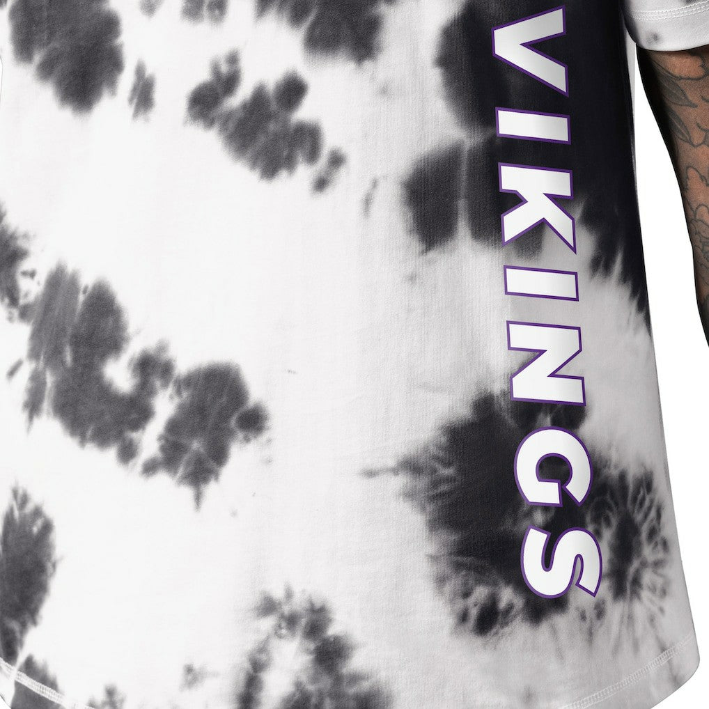 Minnesota Vikings MSX by Michael Strahan Freestyle Tie-Dye T-Shirt - Black discount