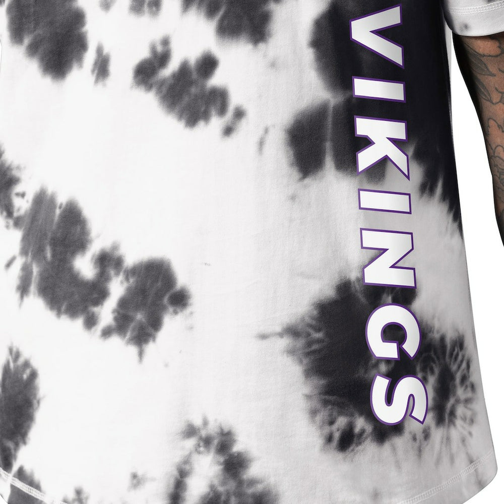 Minnesota Vikings MSX by Michael Strahan Freestyle Tie-Dye T-Shirt - Black discount