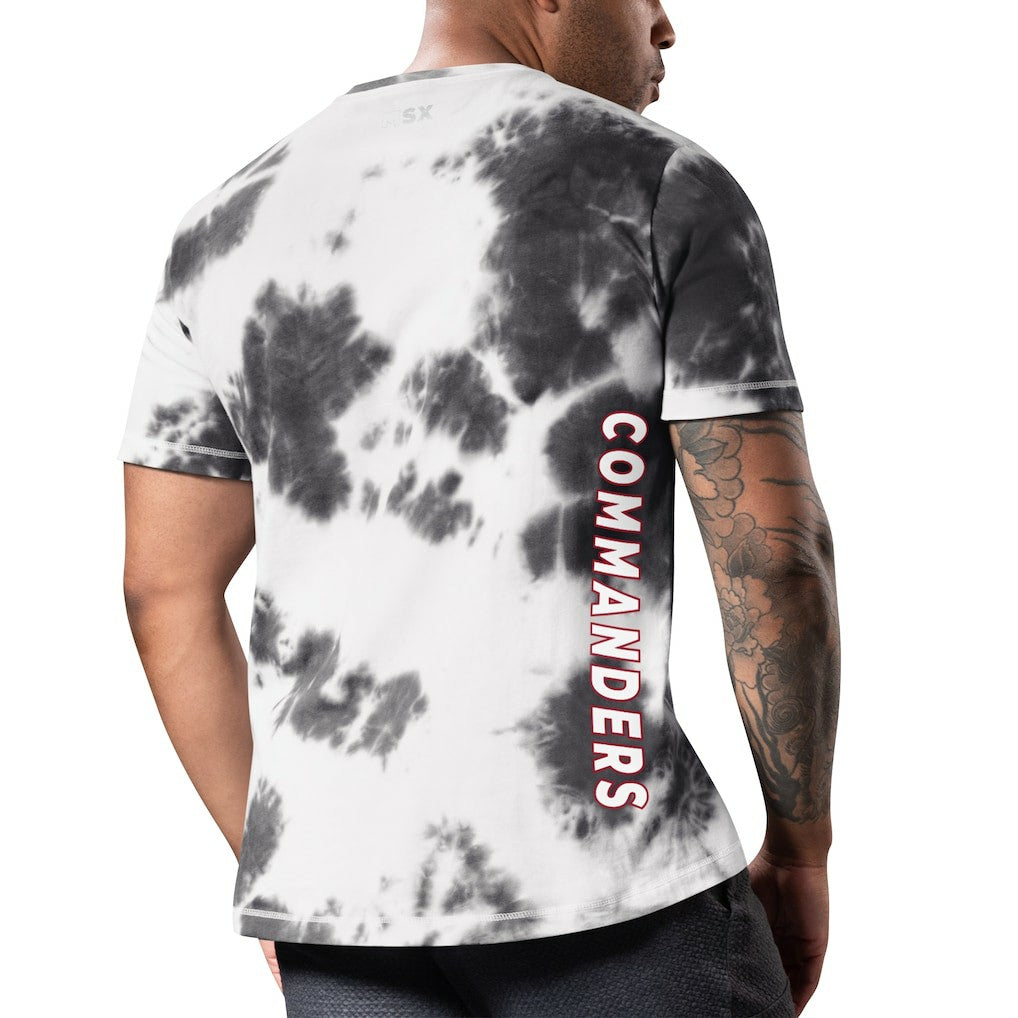 Washington Commanders MSX by Michael Strahan Freestyle Tie-Dye T-Shirt - Black discount