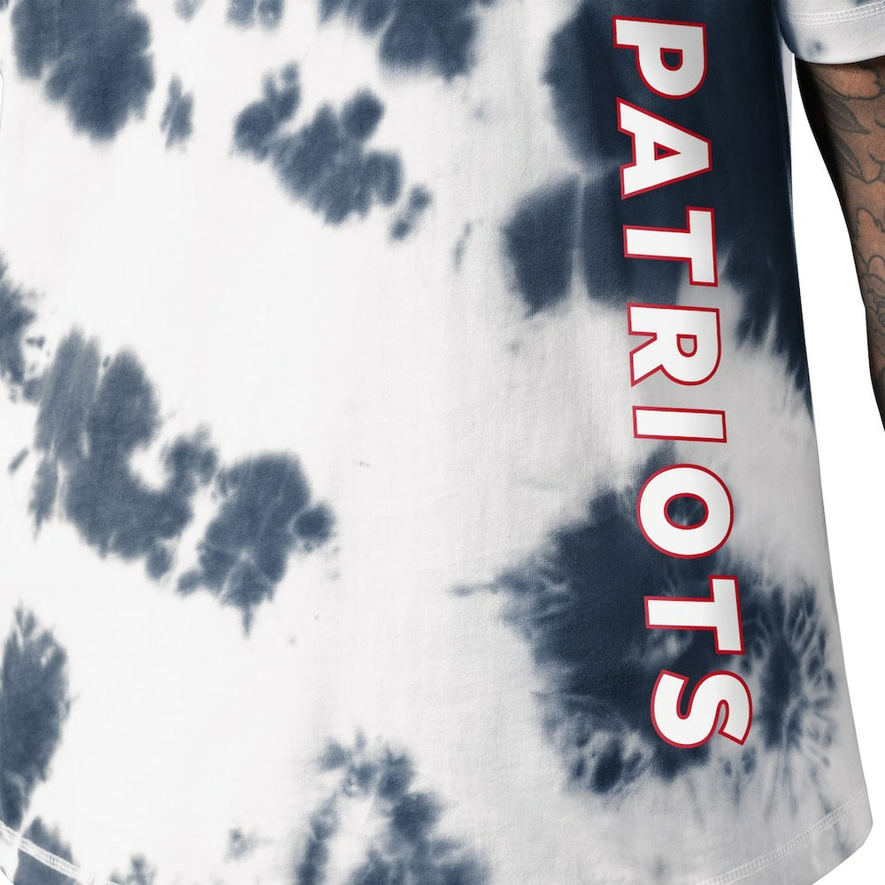 New England Patriots MSX by Michael Strahan Freestyle Tie-Dye T-Shirt - Navy sale