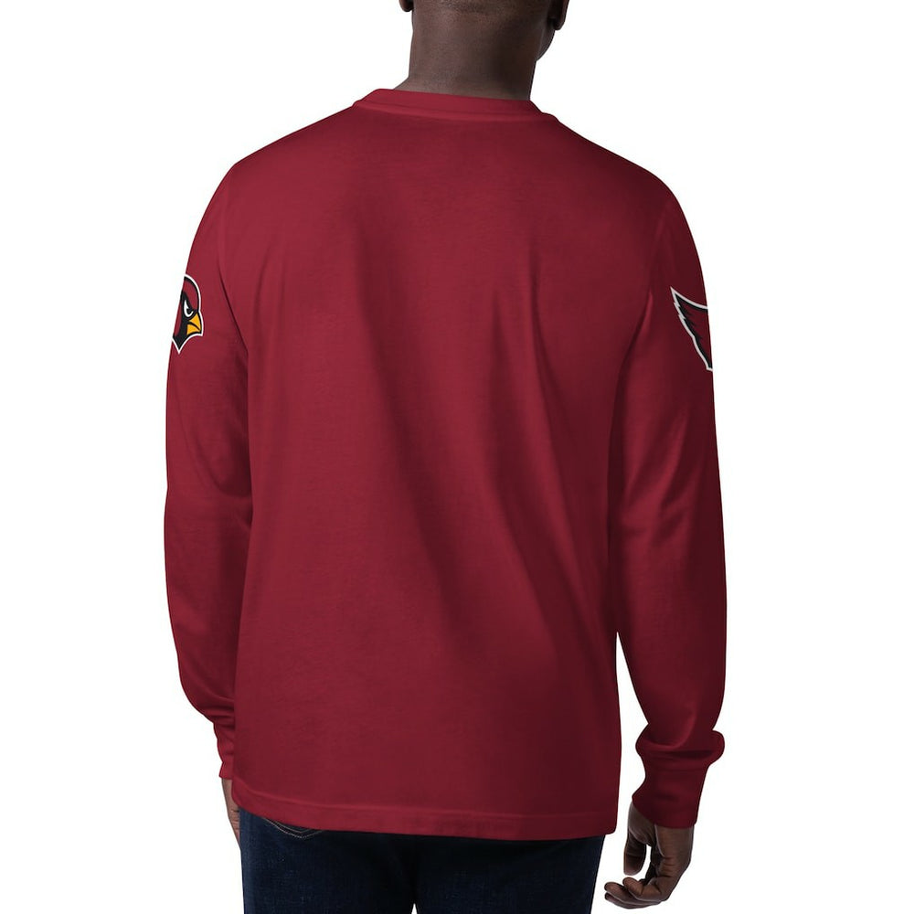 Arizona Cardinals Starter Clutch Hit Long Sleeve T-Shirt - Cardinal sale