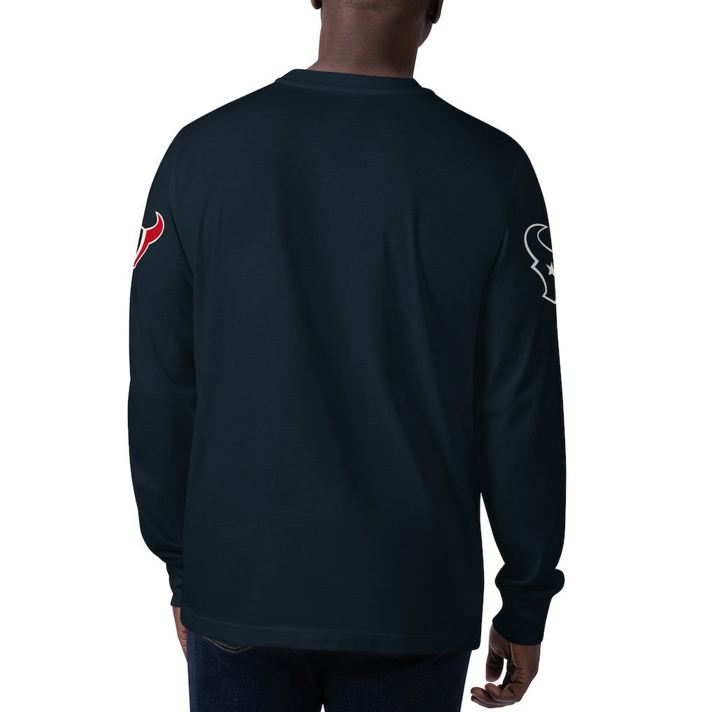 Houston Texans Starter Clutch Hit Long Sleeve T-Shirt - Navy outlet